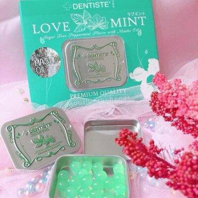 kẹo ngậm bj bạc hà love mint thái hộp 20 viên