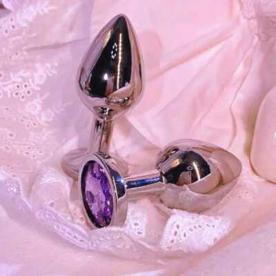 Phích cắm hậu môn inox kích thích trơn mượt - đủ size