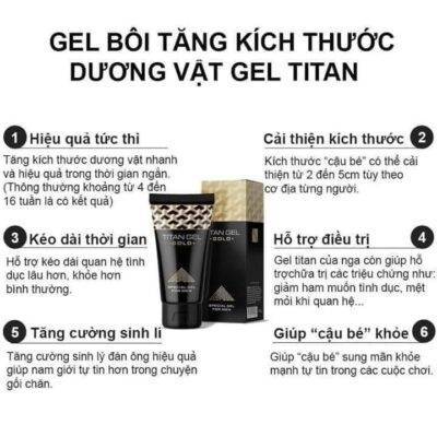 titan chính hãng tăng kích thước dương vật