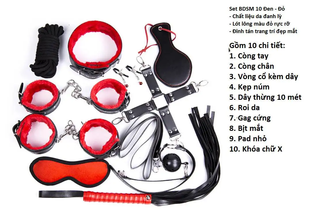 dụng cụ bạo dâm bộ bdsm