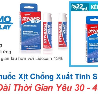 xịt chống xuất tinh sớm dynamo chính hãng usa