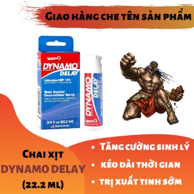 xịt chống xuất tinh sớm dynamo chính hãng usa