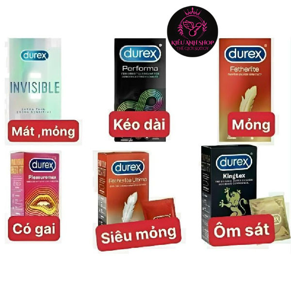 Bao cao su Durex an toàn cho người dùng