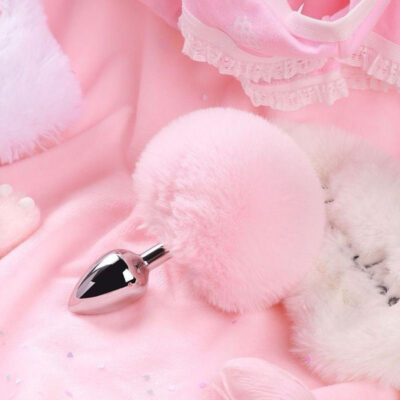 đuôi thỏ cosplay kích thích hậu môn