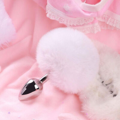 đuôi thỏ cosplay kích thích hậu môn