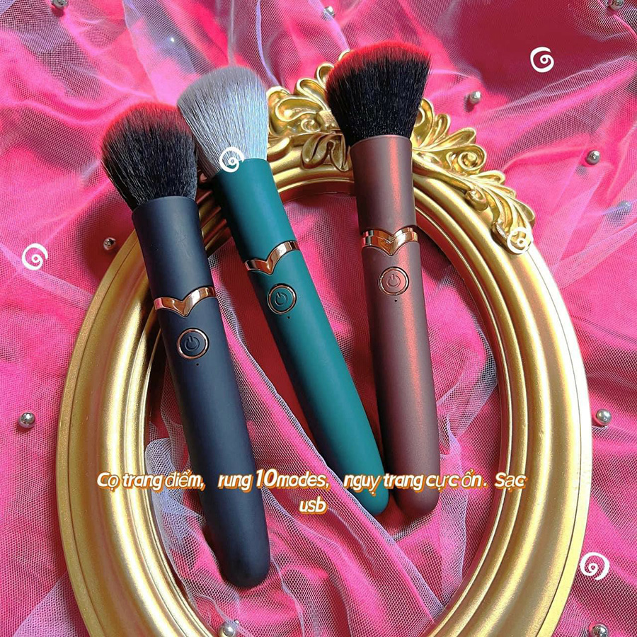 Cọ Trang Điểm Rung Lady - Siêu Phẩm Ngụy Trang Có 1-0-2