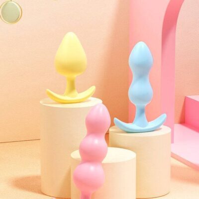 bộ 3 phích cắm silicone kích thích hậu môn