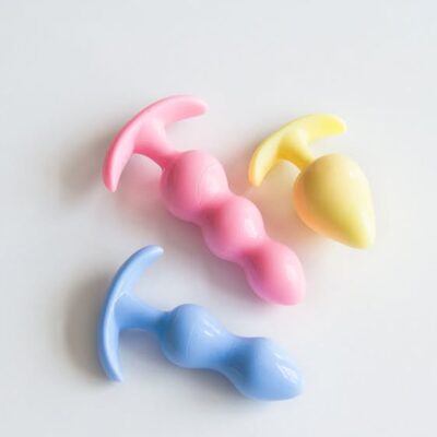 bộ 3 phích cắm silicone kích thích hậu môn
