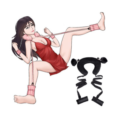 Trói Tay Chân BDSM Kèm Gối Cổ Tạo Đa Dạng Và Kích Thích