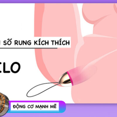 trứng rung không dây silicone dùng sạc