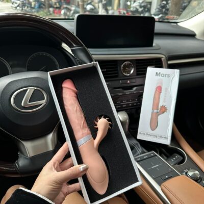 dương vật giả rung thụt tỏa nhiệt kết hợp lưỡi liếm