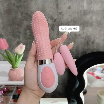 lưỡi liếm kết hợp trứng rung 2 đầu