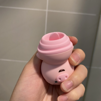 lưỡi liếm ngụy trang chú heo con