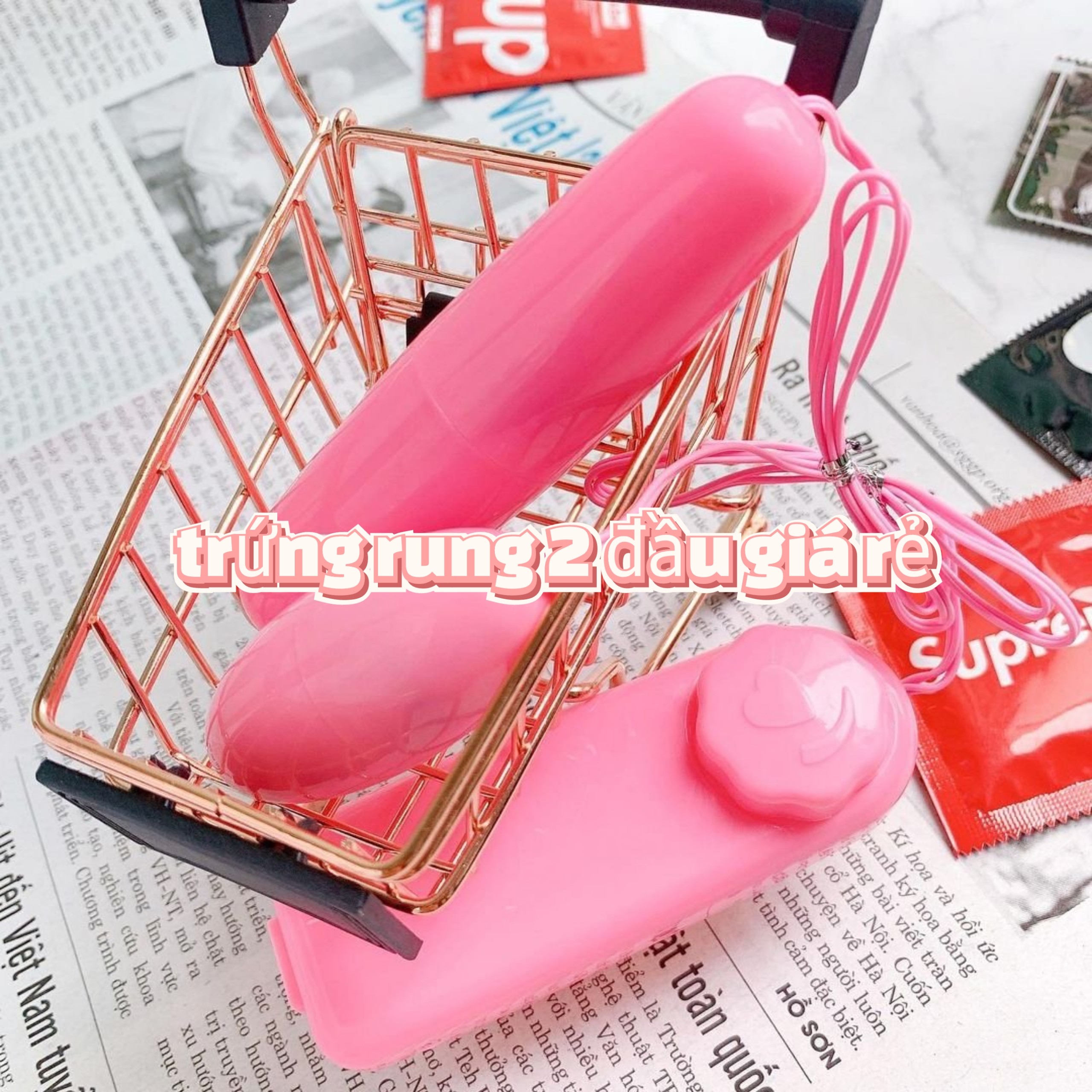 trứng rung 2 đầu giá rẻ