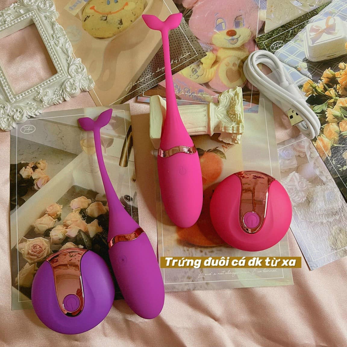 Trứng Rung Điều Khiển Từ Xa Kèm Lưỡi Và Gai Kích Thích Trứng Rung Điều Khiển Từ Xa Kèm Lưỡi Và Gai Kích Thích